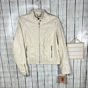 J2 By Jou Jou Vegan Leather Moto Jacket Sz XL
